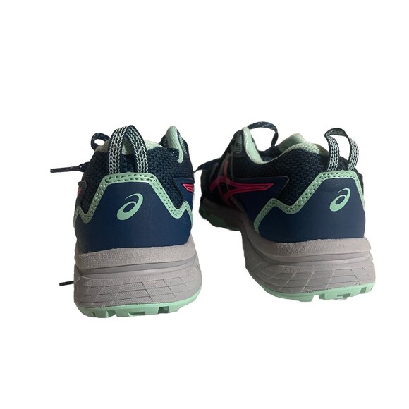 ASICS WOMENS GEL-VENTURE 8 TRAIL RUNNING SHOES MAKO BLUE PINK GLO SIZE 10 - Picture 2 of 13